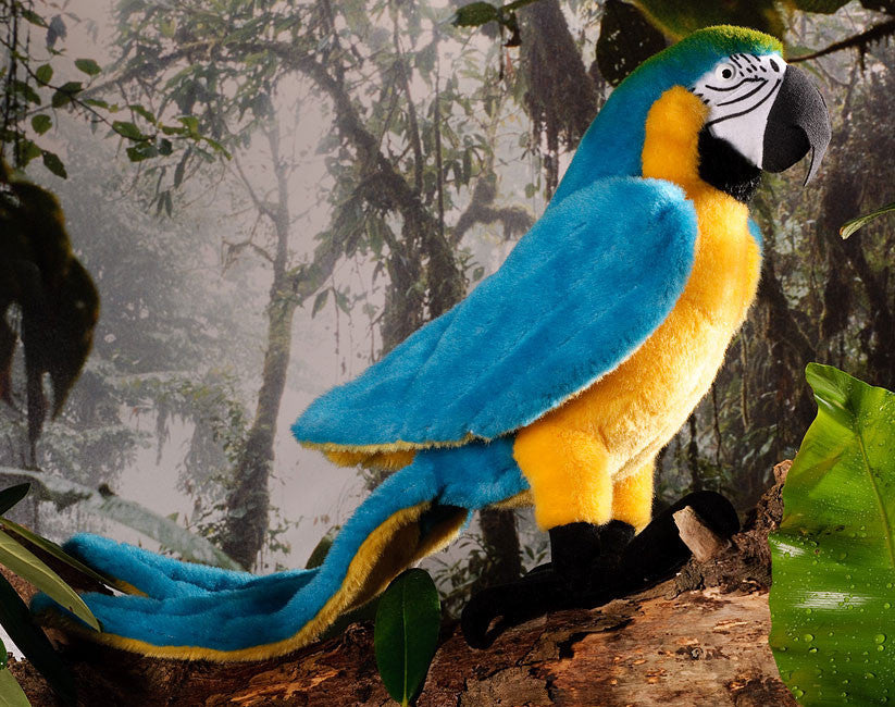 Blue and 2025 gold macaw toys